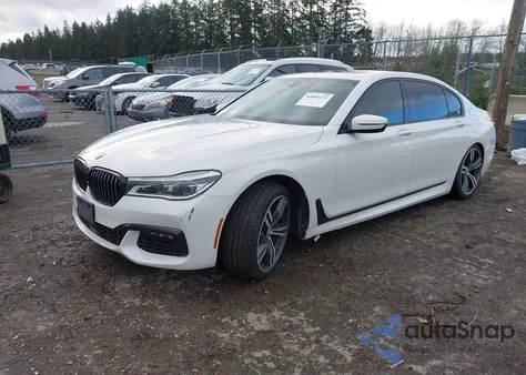 2016 BMW 750I z USA, uszkodzony, nr VIN WBA7F0C59GGM20665